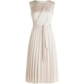 Betty & Co Midikleid Plissee Grau/Beige 44