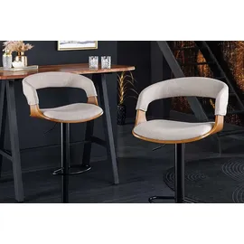 Riess-Ambiente Barhocker Manhattan 60 x 60 x 100 cm Beige