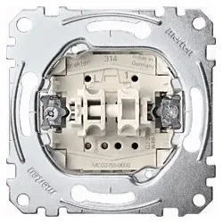 MERTEN MEG3755-0000, Drucktasten-Schalter, 1P, Metallisch, IP20, 250 V, 10 A