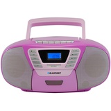 Blaupunkt B 120 VL tragbarer Kinder CD Player mit Bluetooth | Kassettenrekorder Kinder | Hörbuch Funktion | CD-Player mit USB | kleines CD-Radio | Aux In |PLL UKW Radio |Radio mit CD Spieler |Violett