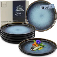 Sänger Speiseteller Set Osaka Teller, blau
