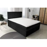 Best For Home Boxspringbett 160 x 200 cm Schwarz