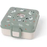 Monbento Brotdose Snacky Raccoon, Lunchbox, grün