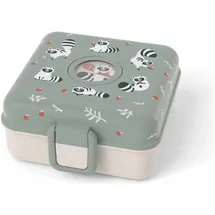 Monbento Brotdose Snacky Raccoon, Lunchbox, grün