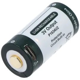 Keeppower RCR123A 3V 1000 mAh 2 St.