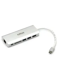 Roline Dockingstation + USB Hub, Silber