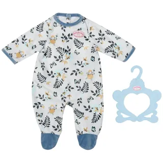 Zapf Creation Baby Annabell Strampler blau Blätter 43cm
