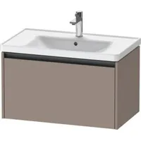 Duravit Ketho.2 Waschtischunterbau, wandhängend für D-Neo Waschtisch × Basalt