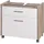 Schildmeyer Waschbeckenunterschrank 2 Schubladen 67 x 62 x 35 cm Weiß / Wildeiche