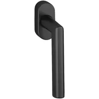 HOPPE Fenstergriff Amsterdam 0400/US956 7/32-42 mm Edelstahl schwarz Griff