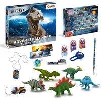 CRAZE DINOREX Spielzeug Adventskalender 2025 Kinder - Dino Adventskalender , Wei