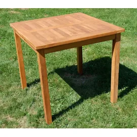 aleos JAV-ALPEN Gartentisch 80 x 80 x 75 cm Braun