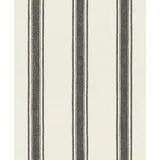 Rasch Textil Rasch Tapete 555639 - Vliestapete mit Streifen in Weiß und Schwarz, Streifentapete aus der Kollektion Lirico