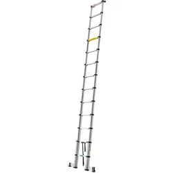 Alu-Sicherheits-Teleskopleiter0,90-3,74m gedämpfter Einzug 16801.00.001