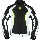 Modeka Khao Air Lady Textiljacke Schwarz/Grau/Gelb 48