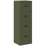 vidaXL Aktenschrank 44 x 50 x 106,5 cm Olive Grün