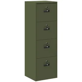 vidaXL Aktenschrank 44 x 50 x 106,5 cm Olive Grün
