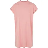 URBAN CLASSICS Midikleid Girls Turtle Extended Shoulder Dress rosa 158/164