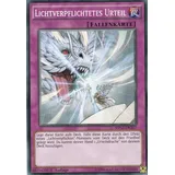 Konami - Yugioh-Karte: Lichtverpflichtetes Urteil - Common - DE - im Set mit Ultrapro Toploader