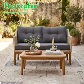 Endorphin Larissa Loungeset 2-tlg. braun