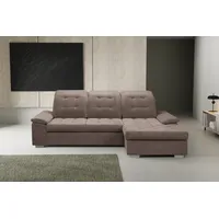 Werk2 Ecksofa Carmen, Sofa, Eckcouch mit Schlaffunktion, Bettkasten und