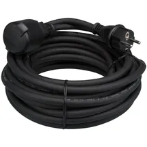 Perel Verlängerungskabel, 10 m - schwarz