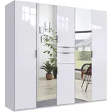 WIMEX »Moldau. Kleiderschrank mit Spiegel Schlafzimmerschrank Bestseller", weiß
