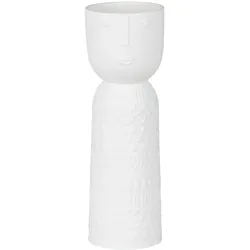 räder Living Naturgestalt Lucia Porzellanvase weiß 18 cm