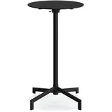FEROS Versa Tisch höhenverstellbar rund 205 x 205 cm Schwarz