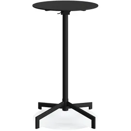 FEROS Versa Tisch höhenverstellbar rund 205 x 205 cm Schwarz