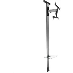 Erard EXOSTAND PRO TV Wandhalterung bis 85 Zoll mit Glasablage, Rigips