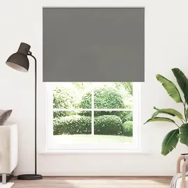 vidaXL Verdunkelungsrollo 155 x 230 cm grau