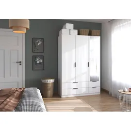 Rauch Möbel Lagoa, Kleiderschrank Garderobe Ankleide Schlafzimmer Kinderzimmer, Jugendzimmer 3-türig mit Aufsatz MADE IN GERMANY