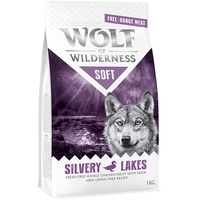 5 x 1 kg "Soft - Silvery Lakes" Freiland-Huhn & Ente - getreidefrei Wolf of Wilderness Hundefutter trocken