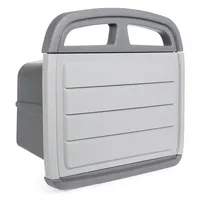 Spetebo Wand Schlauchhalter 35 x 32 cm grau
