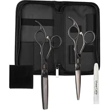 Olivia Garden Xtreme Matt Black 2er Scherenset