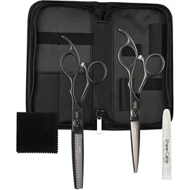 Olivia Garden Xtreme Matt Black 2er Scherenset