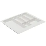 MS Beschläge - Besteckeinsatz Besteckkasten Schubladenkasten Universal Schubladen-organizer Weiß 540mm
