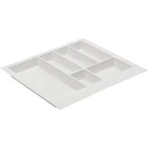 MS Beschläge - Besteckeinsatz Besteckkasten Schubladenkasten Universal Schubladen-organizer Weiß 540mm