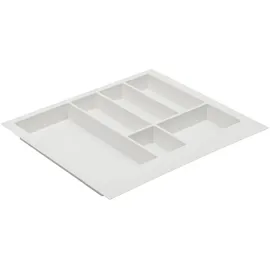 MS Beschläge - Besteckeinsatz Besteckkasten Schubladenkasten Universal Schubladen-organizer Weiß 540mm
