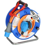 Brennenstuhl Garant G CEE 3 Camping/Maritimkabeltrommel, CEE 230V/16A auf 1x Schuko + 1x CEE 230V/16A, 23m, H07RN-F 3G2,5