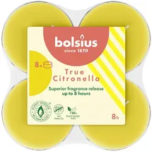 Bolsius Maxi-Lichte Citronella 8 St. gelb