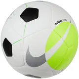 Nike Futsal Pro Fußball White/Volt/Silber PRO