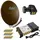 PremiumX Satelliten-Komplettanlage Fuba DAA 780 B Satellitenschüssel Alu Braun 5/8 Multischalter Quattro LNB 24x F-Stecker, 1 SAT 8 Teilnehmer