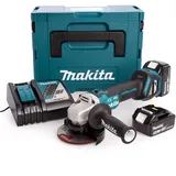 Makita DGA513RT3J inkl. 3 x 5,0 Ah Akku + Ladegerät + Makpac