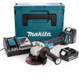 Makita DGA513RT3J inkl. 3 x 5,0 Ah Akku + Ladegerät + Makpac