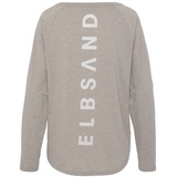 Elbsand Longsleeve »Tira«, mit Logodruck hinten, Langarmshirt, sportlich-casual, grau