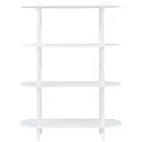 [en.casa] Bücherregal Øvre 108 x 80 x 30 cm Weiß