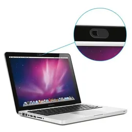 cadorabo 6er Pack Webcam Abdeckung in Schwarz Kamera Schiebe Slider universell kompatibel mit Smartphones Laptops, - Schwarz