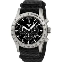 KHS PLASSC.NB Herrenuhr Platoon Solar Chronograph Stahl Natoband